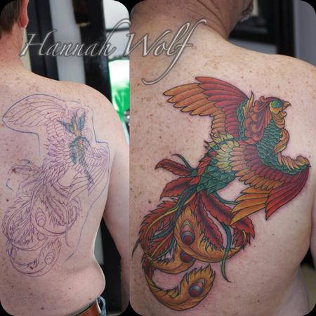 Tattoos - phoenix cover up - 116447